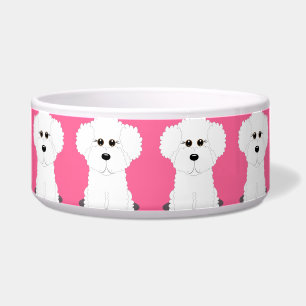Tigela Bacia do cão de Bichon