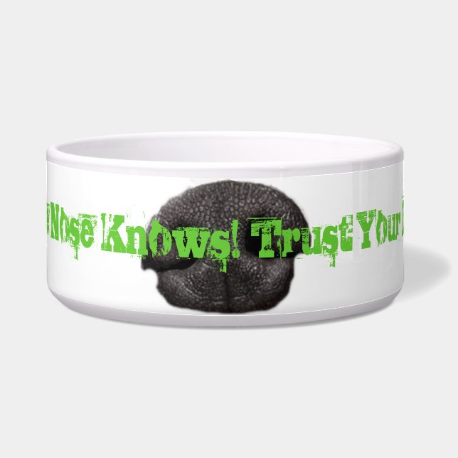 Tigela Bacia do cão do nariz (Frente)