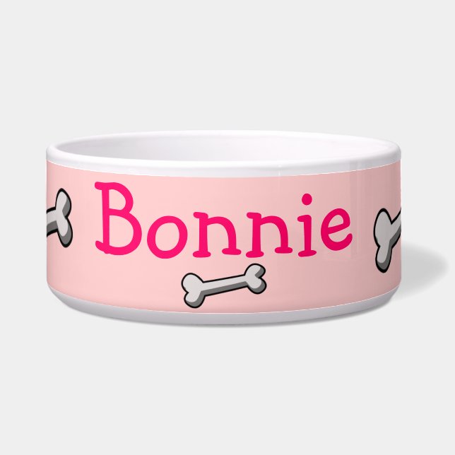 Tigela Bacia do cão do osso (Frente)