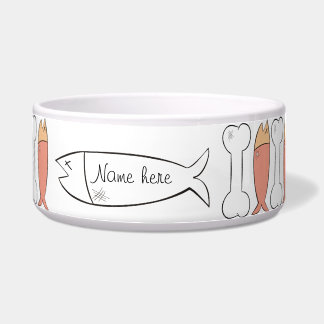 Tigela Bacia dos peixes e do osso - GRANDE