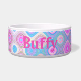 Tigela Bacia feita sob encomenda abstrata feminino do