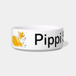 Tigela Bacia feita sob encomenda do cão do Corgi