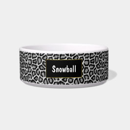 Tigela Bacia feita sob encomenda do gato do impressão do