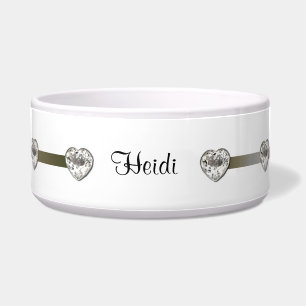 Tigela Bacia feita sob encomenda elegante do cão