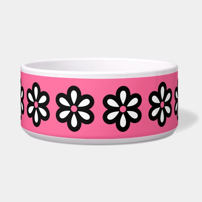 Tigela Bacia moderna do cão da margarida (Frente)