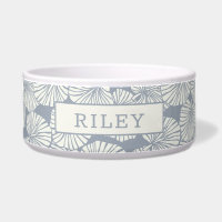 Bacia personalizada bonito da água do cão