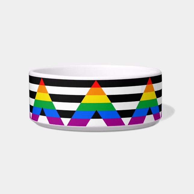 Tigela Bandeira Aliada LGBTQ+ (Frente)