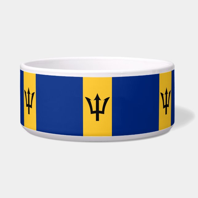 Tigela Bandeira Barbadiana (Barbados) (Bajan) (Frente)