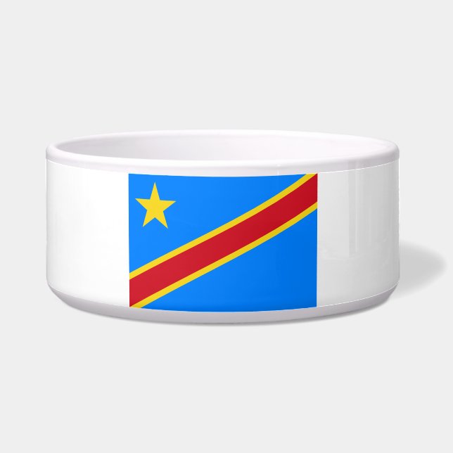 Tigela Bandeira da RDC (República Democrática do Congo) (Frente)