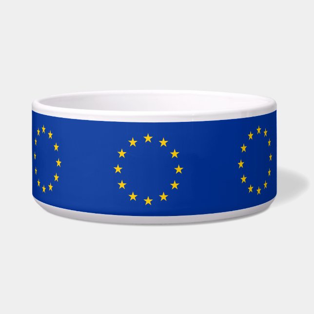 Tigela Bandeira da União Europeia Pet Bowl (Esquerda)