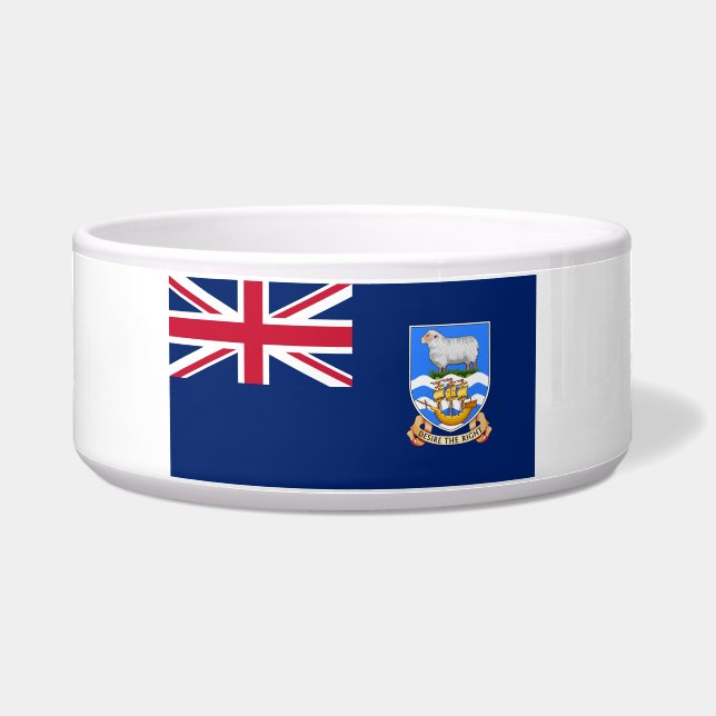 Tigela Bandeira das Ilhas Falkland (Território Britânico) (Frente)