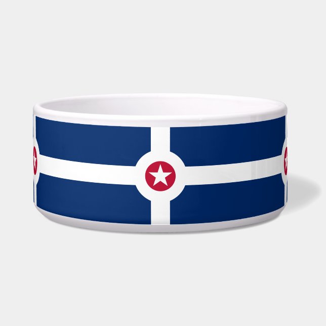 Tigela Bandeira de Indianápolis, Indiana (Frente)