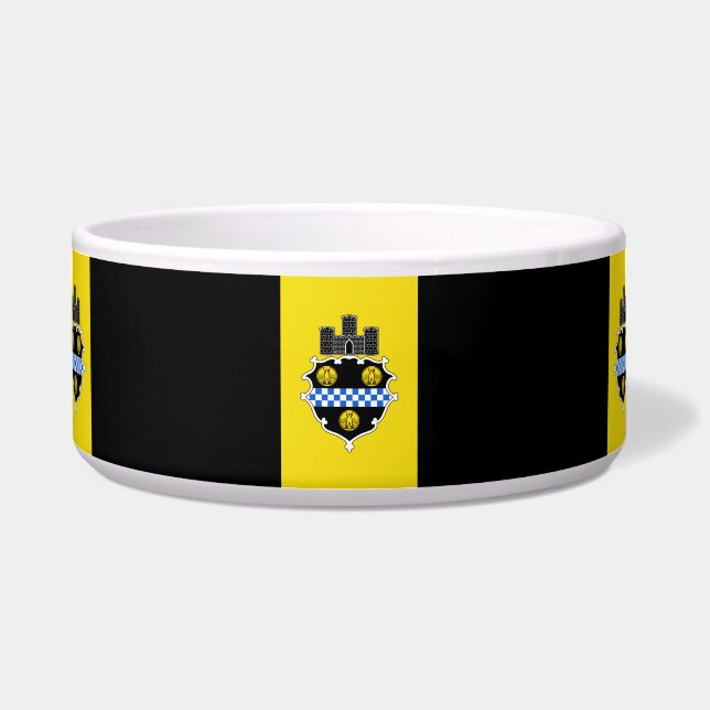 Tigela Bandeira de Pittsburgh (Pensilvânia) (Frente)