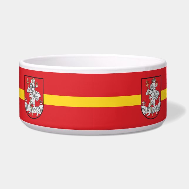 Tigela Bandeira de Vilnius, Lituânia Bowl (Frente)