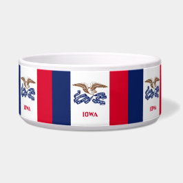 Tigela Bandeira do Estado de Iowa