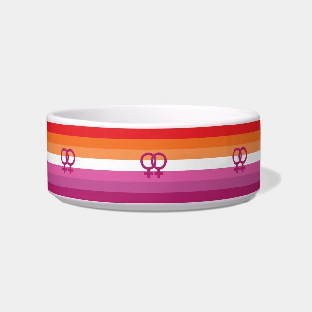 Tigela Bandeira do Orgulho Lésbico WLW (Frente)
