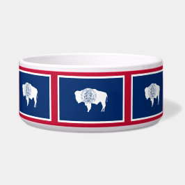 Tigela Bandeira do Wyoming