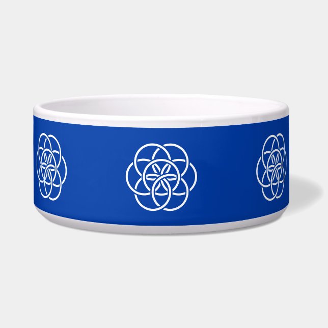 Tigela Bandeira Internacional do Planeta Terra (Frente)