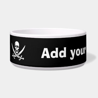 Tigela Bandeira pirata de Jolly roger