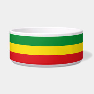 Tigela Bandeira Rastafarian Rasta Etiópia