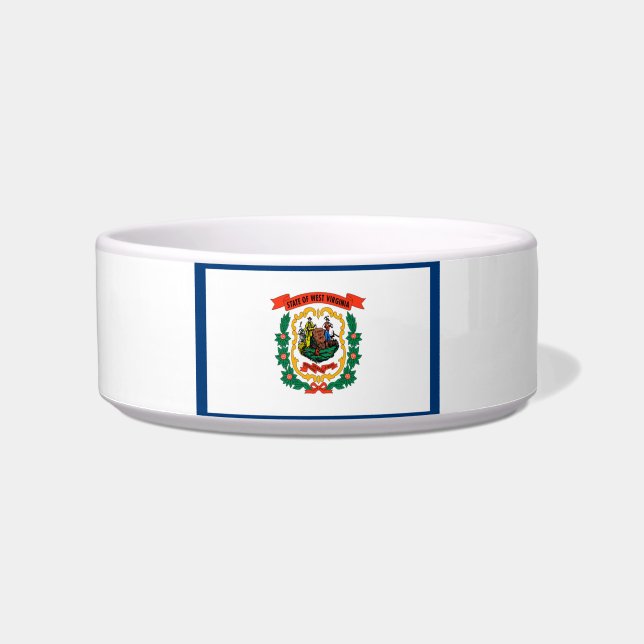 Tigela bandeira-selo da Virgínia Ocidental (Frente)