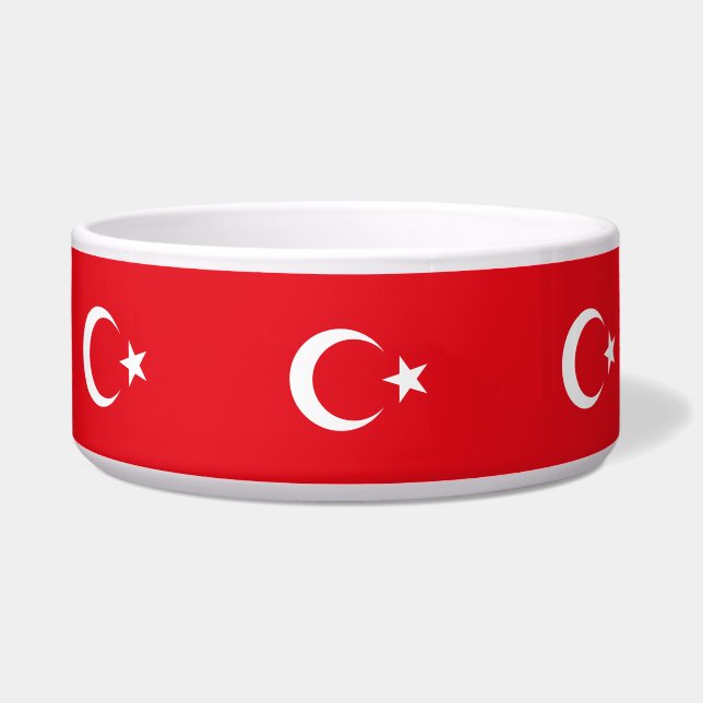 Tigela Bandeira Turca (Turquia) (Frente)