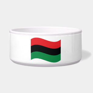 Tigela Bandeira vermelha, preta & verde