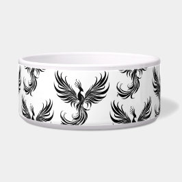 Tigela Banquete Fireborn - Pet Bowl de Padrões Phoenix