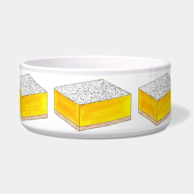 Tigela Bar de lêmon pastelaria Assar de deserto Amarelo (Frente)