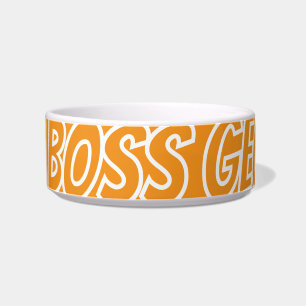 Tigela Bark Boss Pet Dog Moderno Simples Divertido