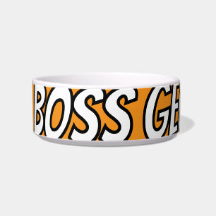 Tigela Bark Boss Pet Dog Moderno Simples Divertido