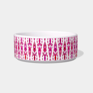 Tigela Batik Tribal - Burqundy e Rosa Fuchsia