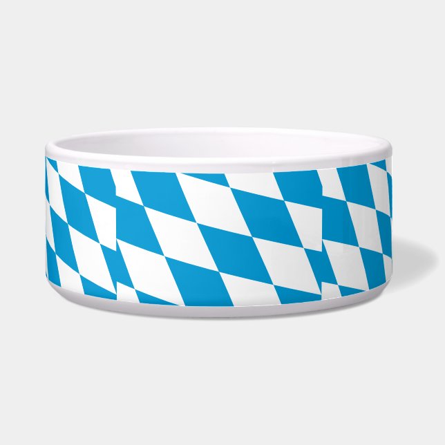 Tigela Bavaria, Alemanha Flag Pet Bowl (Frente)