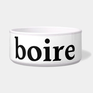 Tigela bebida em francês