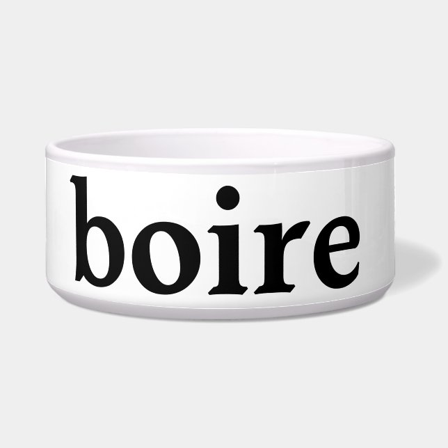 Tigela bebida em francês (Frente)