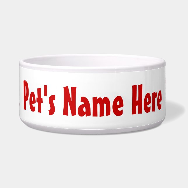 Tigela Beije-Me! Lábios vermelhos (Frente)