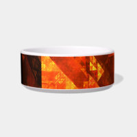 Bênção de Abstrato Art Cat Bowl