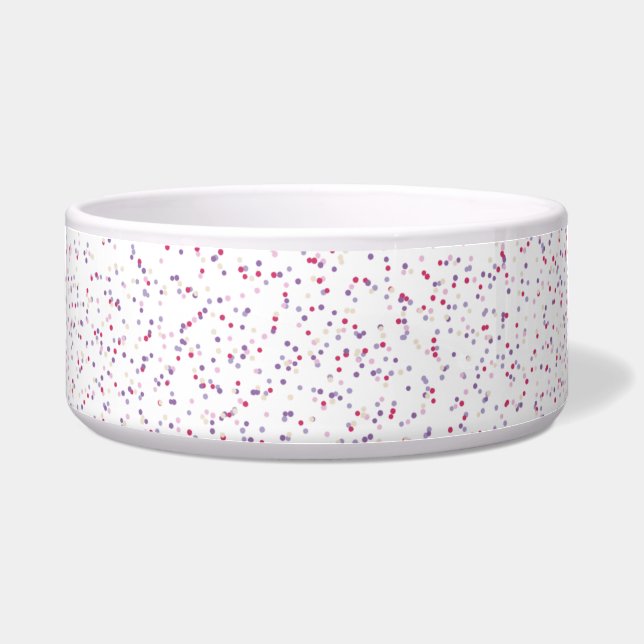 Tigela Berry Sweet Especked Pink & Purple Pontos (Frente)