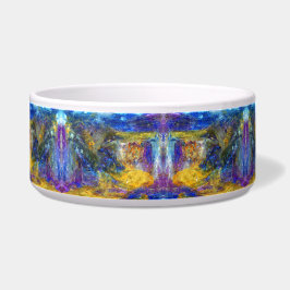 Tigela Besta Azul em Execução