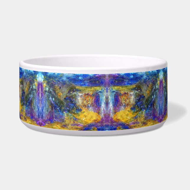 Tigela Besta Azul em Execução (Frente)