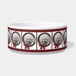 Tigela Bichon Bonito Natal