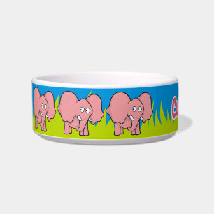 Tigela Bicicleta de Elefante Rosa