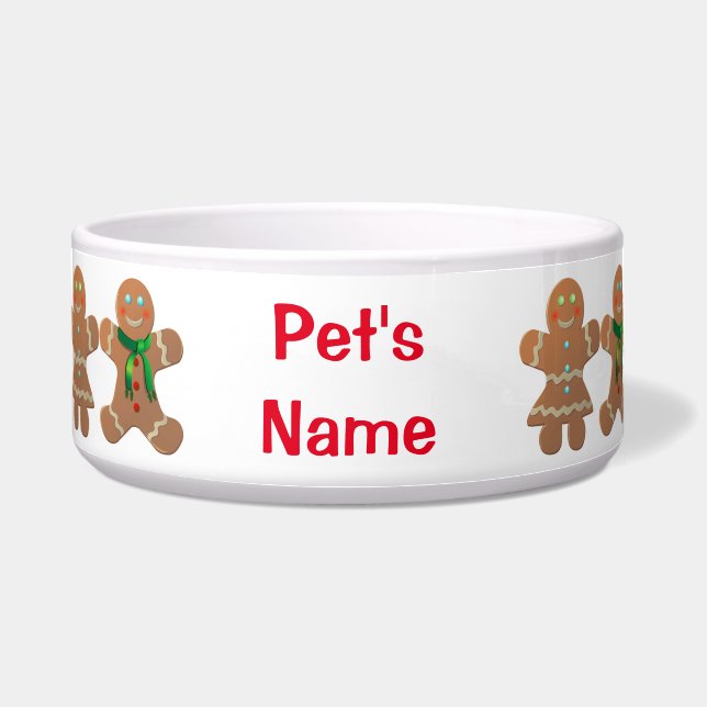 Tigela Biscoitos customizáveis do pão-de-espécie (Frente)