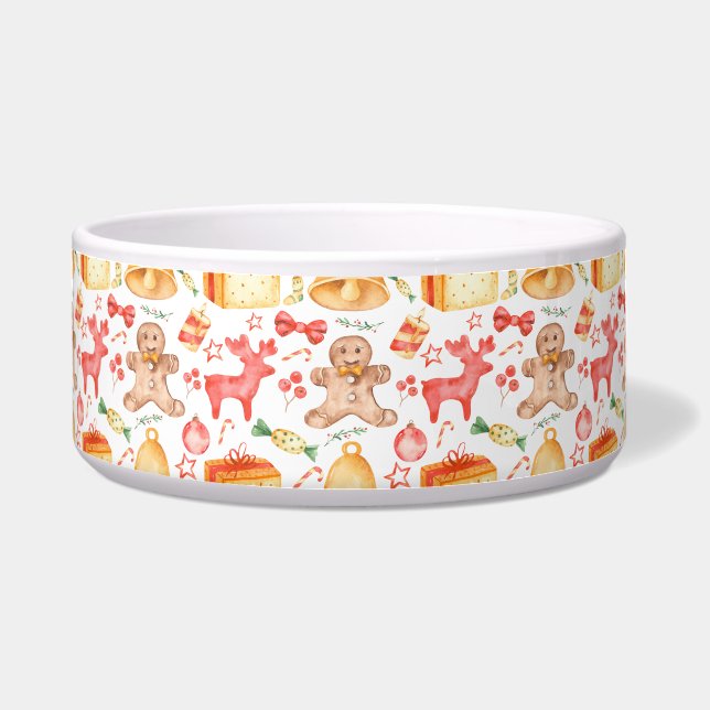 Tigela Biscoitos e doces de Natal doces (Frente)