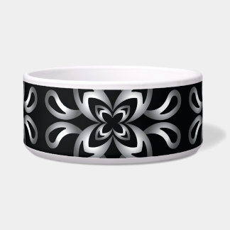 Tigela Black and white seamless pattern on  bowl