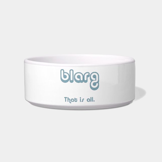 Tigela blarg. (Frente)