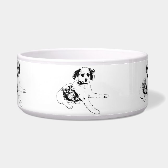 Tigela Bloco de Confiança, Orelhas Contornadas (Frente)