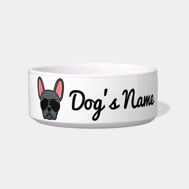Tigela Blue French Bulldog Bowl (Frente)