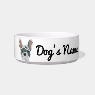 Tigela Blue Merle French Bulldog Bowl