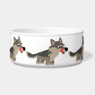 Tigela Bola de Lobo Faminta de Cartoon